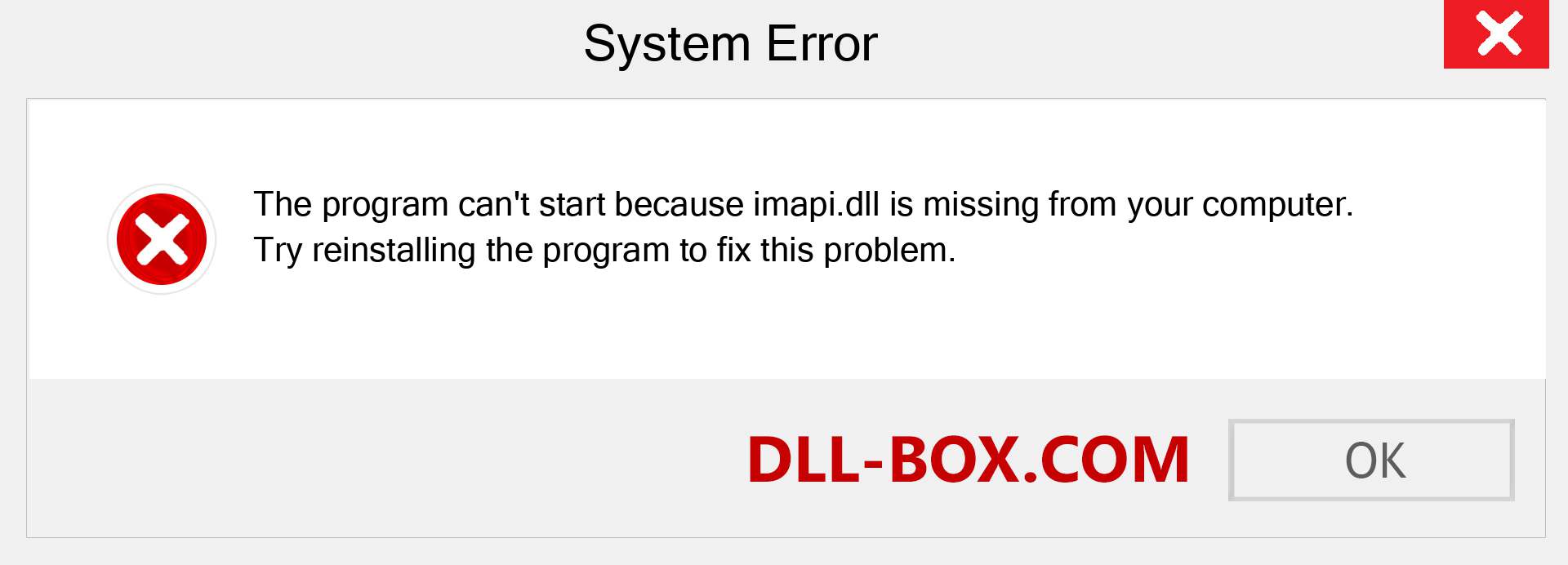  imapi.dll file is missing?. Download for Windows 7, 8, 10 - Fix  imapi dll Missing Error on Windows, photos, images