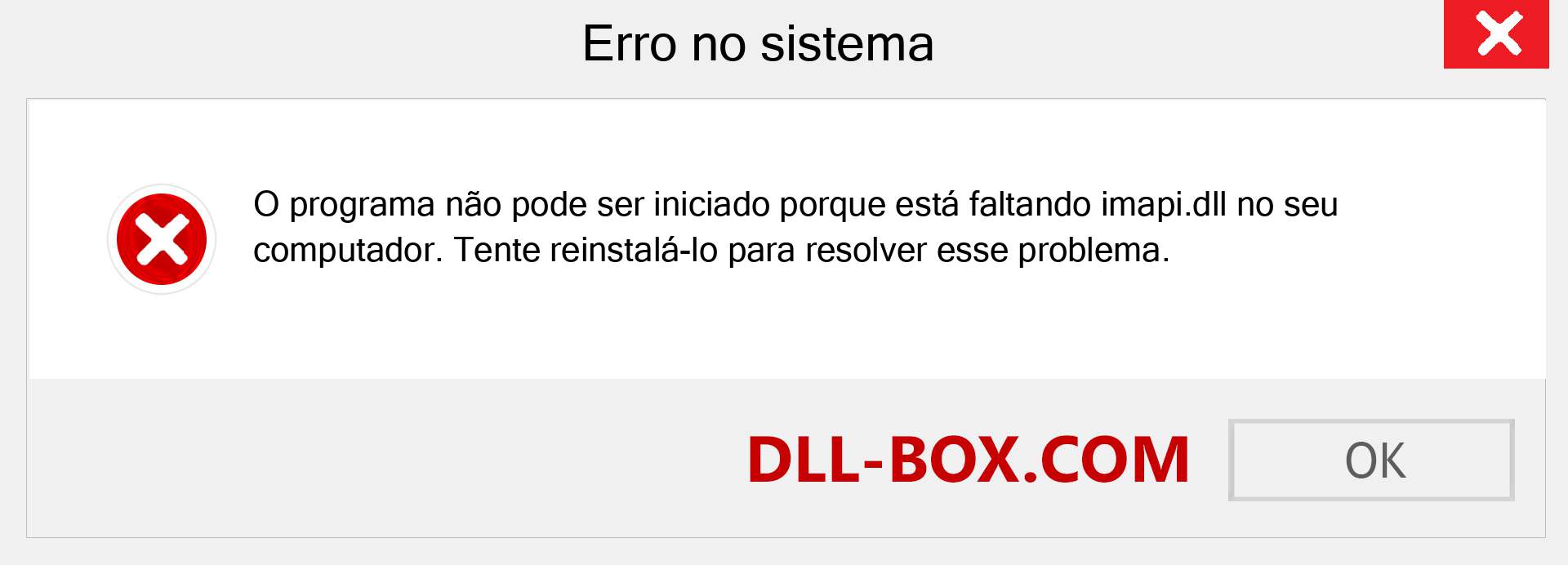 Arquivo imapi.dll ausente ?. Download para Windows 7, 8, 10 - Correção de erro ausente imapi dll no Windows, fotos, imagens